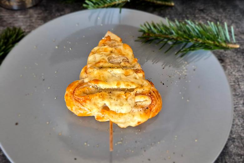 Tannenbaum-Blätterteig-Spieße
