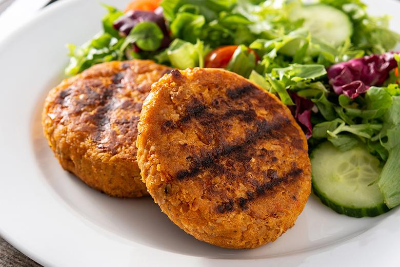 Vegane Kichererbsen Burger