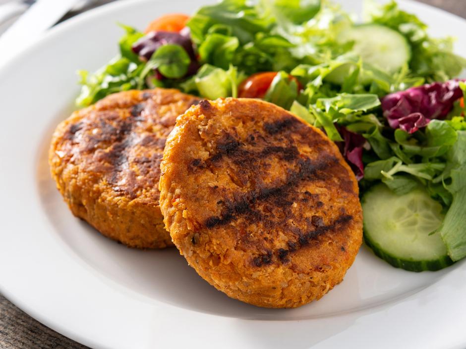 Vegane Kichererbsen Burger