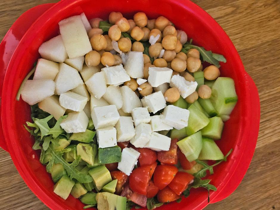 Buddha Bowl mit Feta