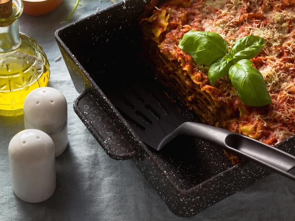 Vegane Lasagne mit Linsen