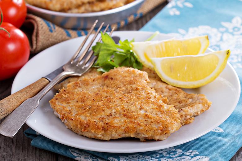 Veganes Seitan Schnitzel