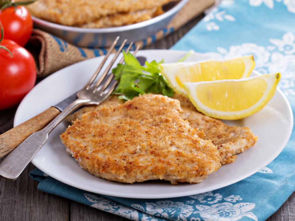 Veganes Seitan Schnitzel