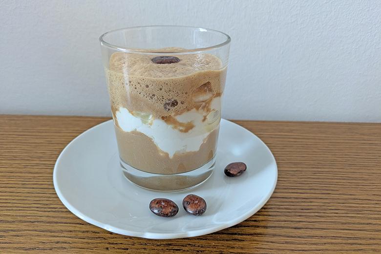Skyr Dessert mit Kaffee