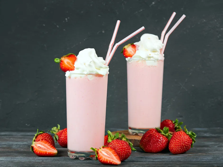 Erdbeer Frappe