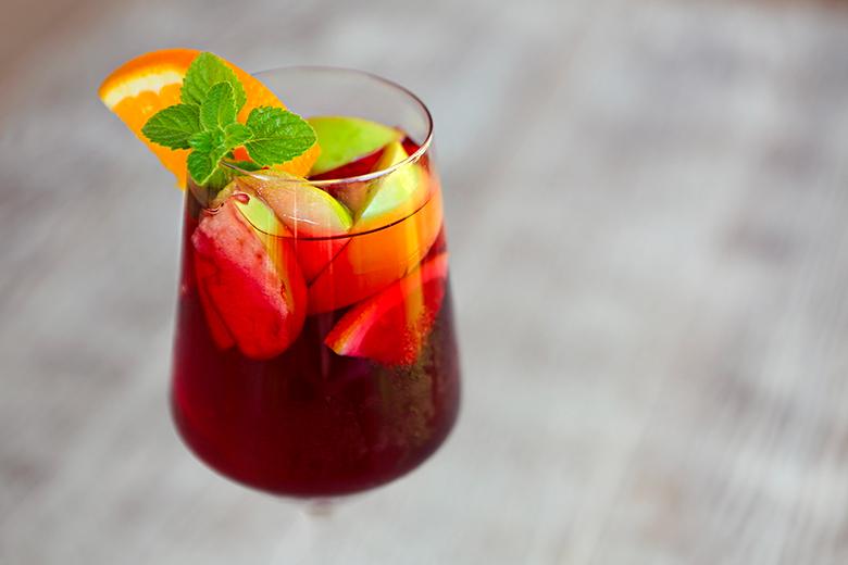 Rotwein-Cocktail