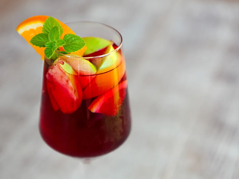 Rotwein-Cocktail
