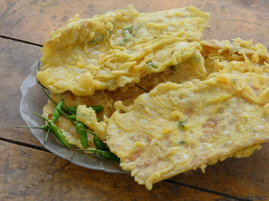 Frittierter Tempeh Mendoan