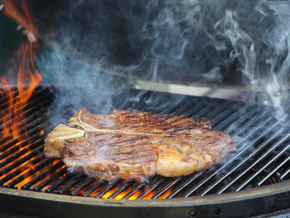 Honig-Schopfsteak vom Grill