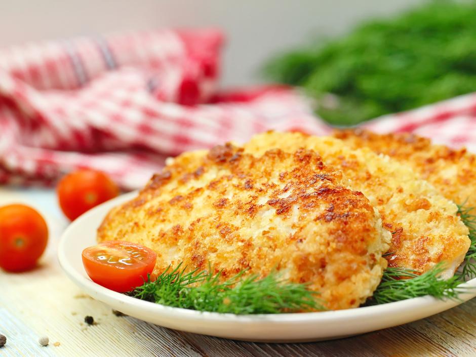 Veganes Jackfrucht Schnitzel