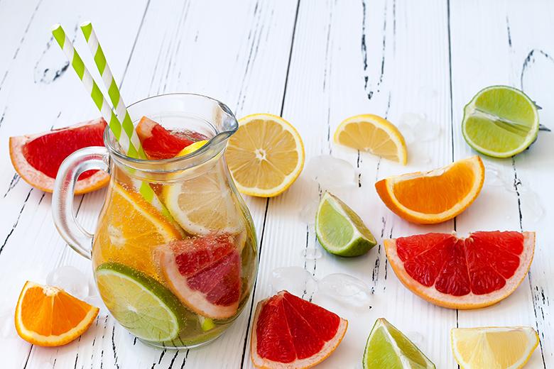 Detox-Zitrus-Wasser