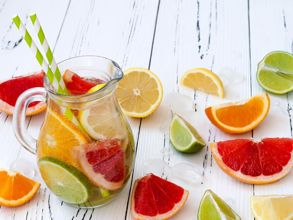 Detox-Zitrus-Wasser