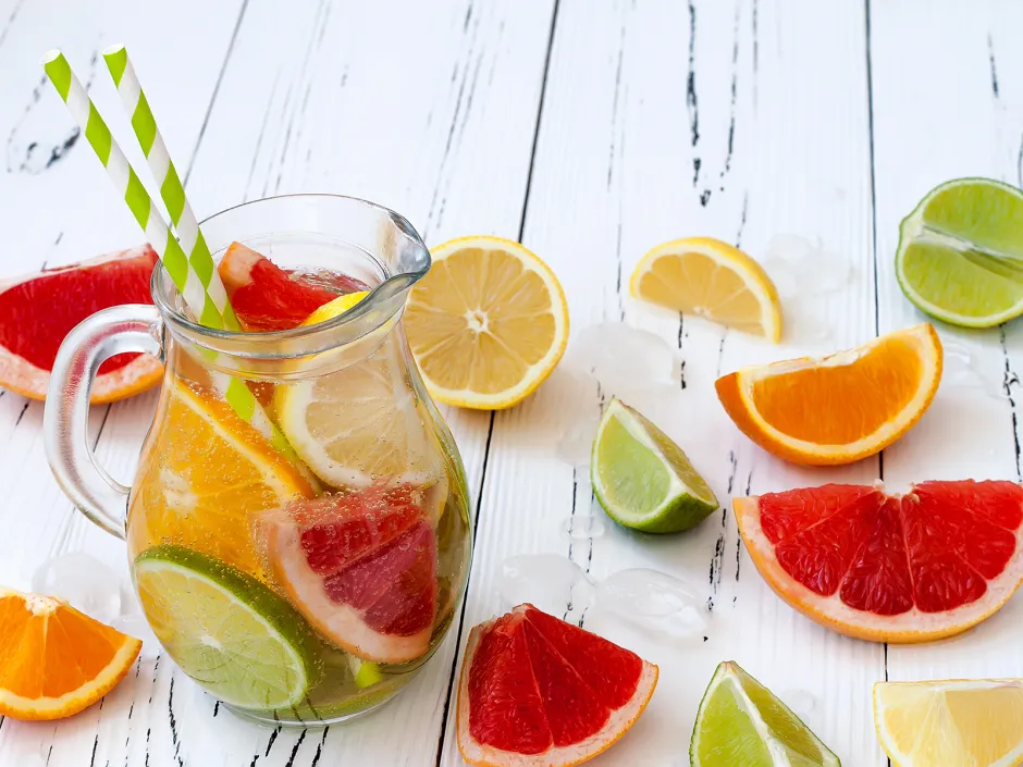 Detox-Zitrus-Wasser