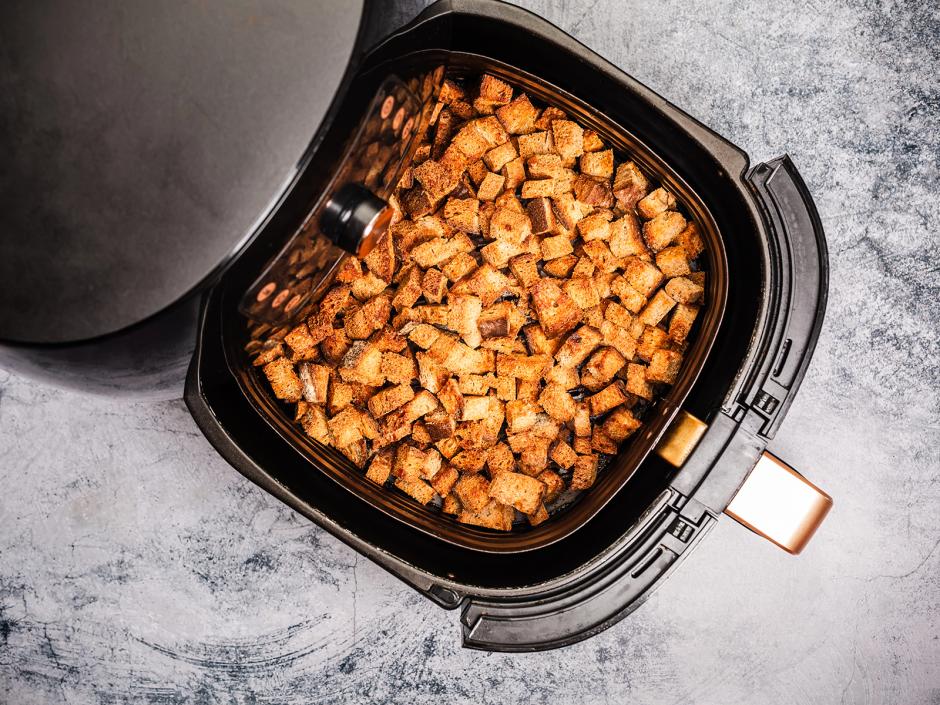 Croutons aus dem Airfryer