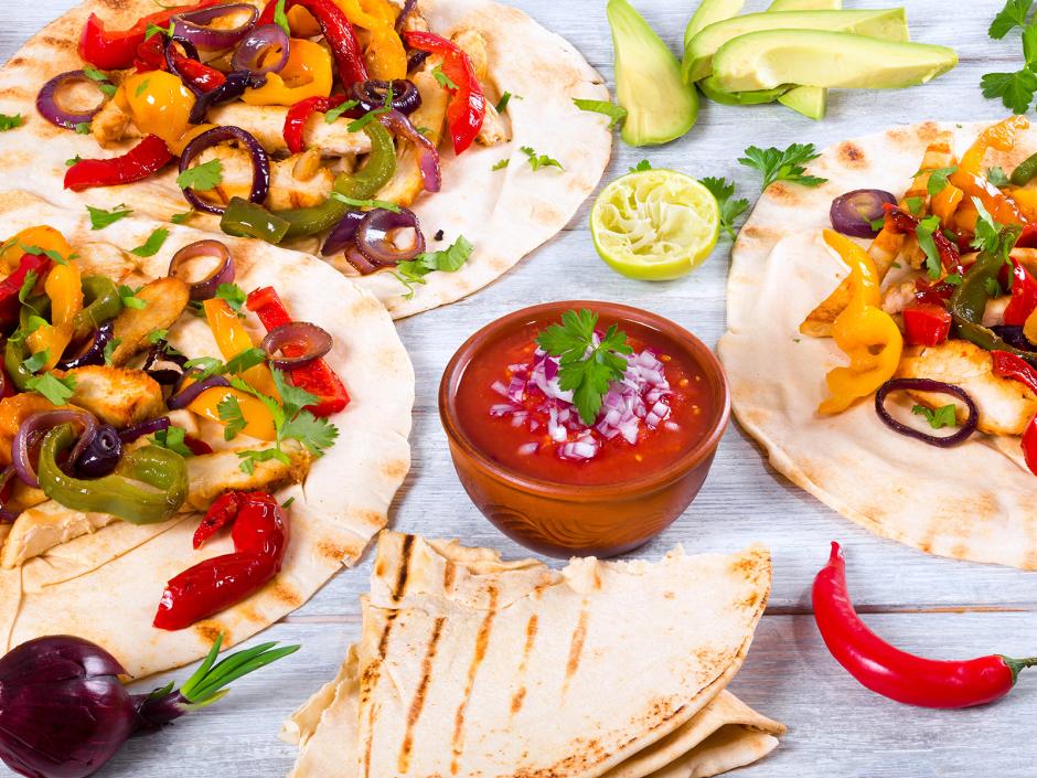 Hühnerfajitas aus dem Airfryer