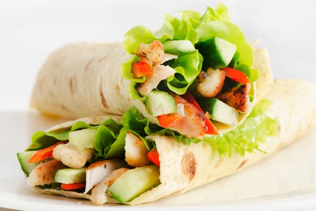 Hühner Wraps