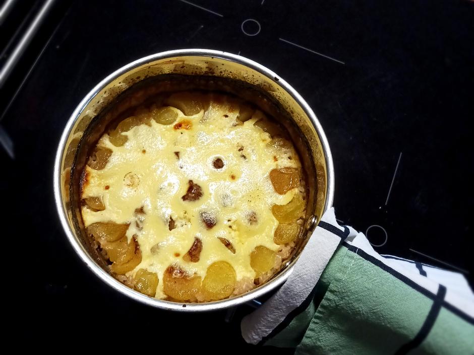 Apfelreis aus dem Ofen