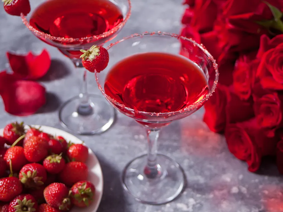 Valentin-Liebescocktail