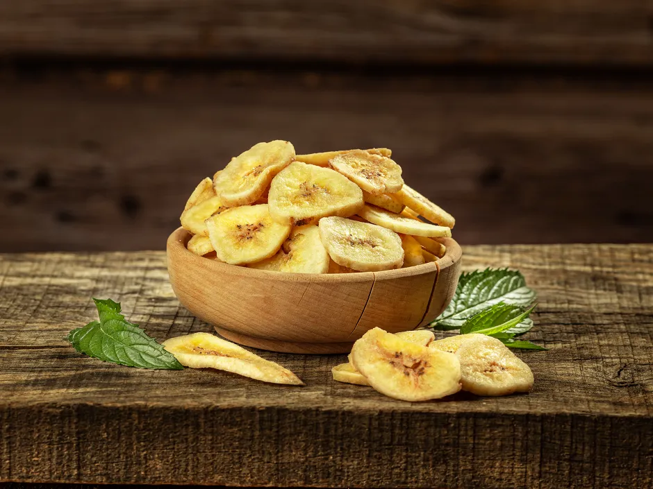 Bananenchips aus dem Airfryer