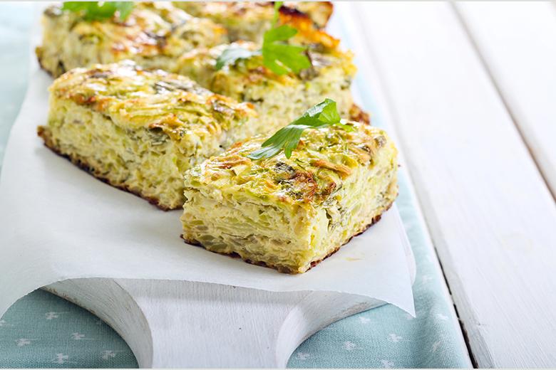 Zucchini-Feta-Auflauf aus dem Airfryer