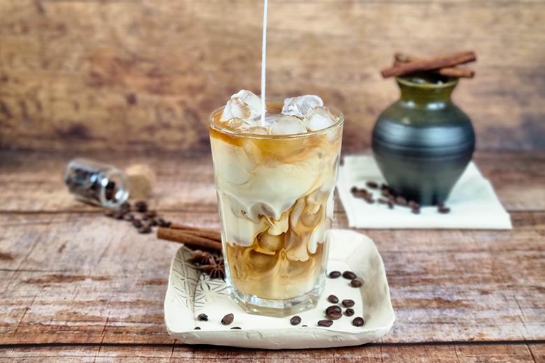 Dirty Iced Chai Latte