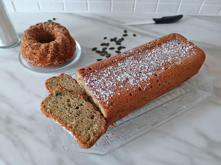 Kürbiskern-Joghurt-Kuchen