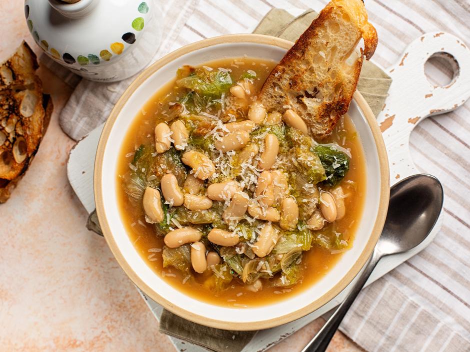 Bohnen-Endivien-Suppe