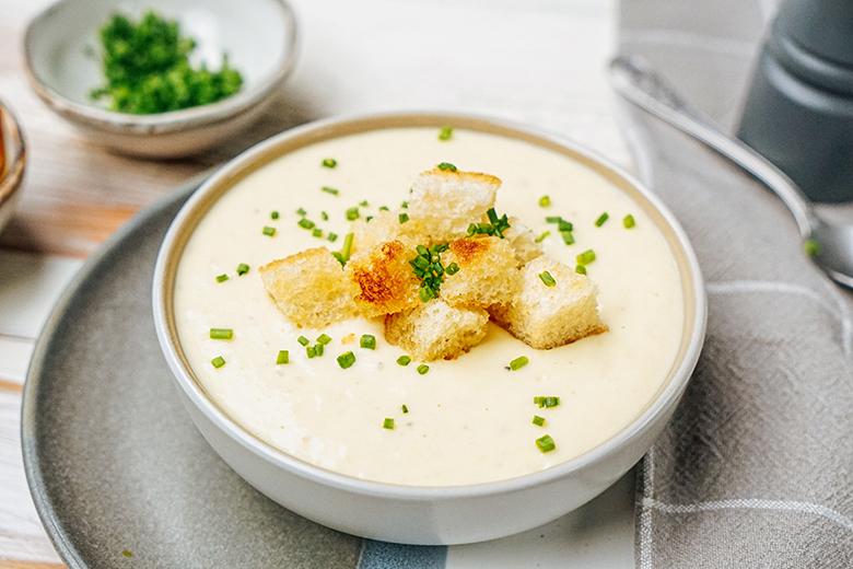 Knoblauchcremesuppe