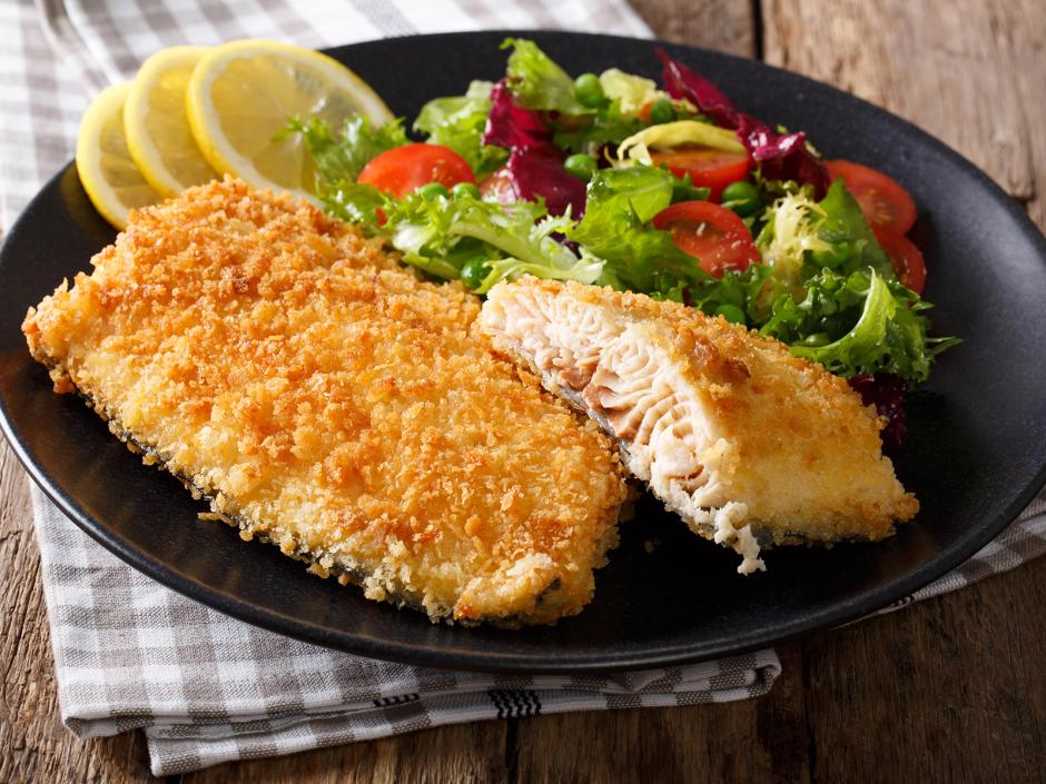 Knuspriges Forellenfilet