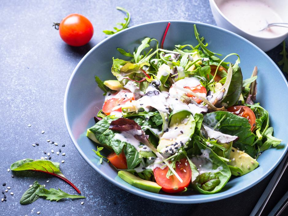 Joghurt-Senf-Dressing für Blattsalat
