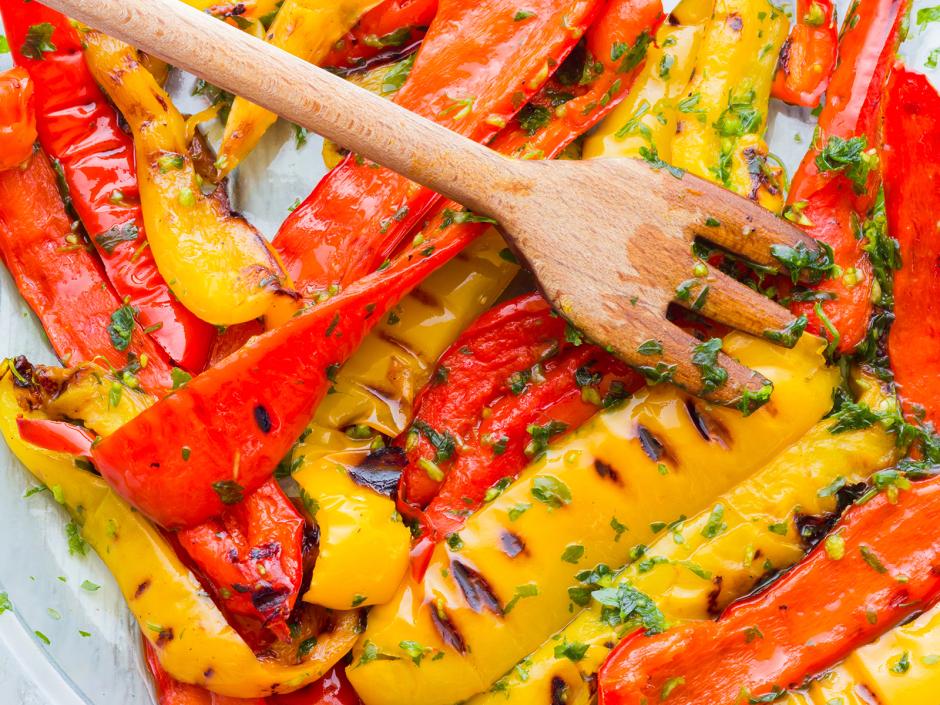 Gegrillte Paprika