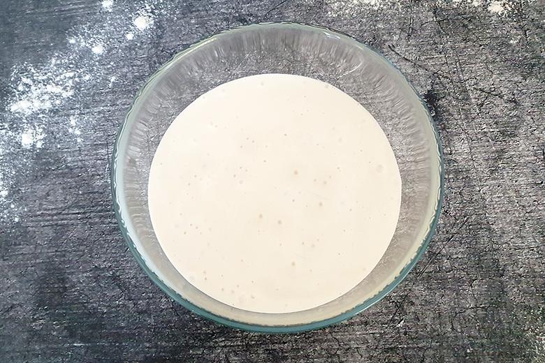 Poolish Pizzateig Grundteig