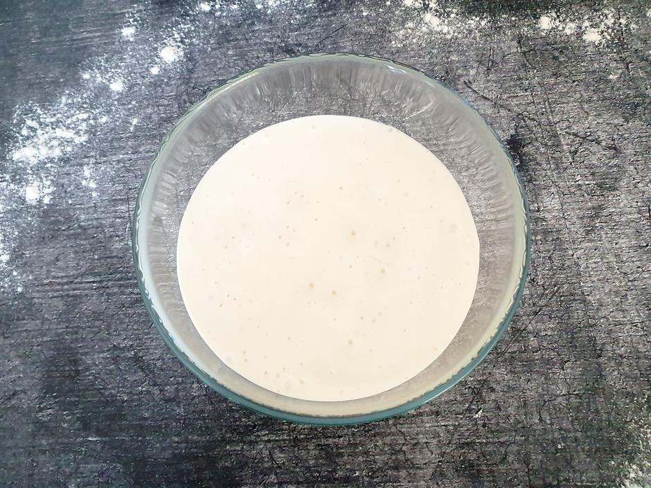 Poolish Pizzateig Grundteig