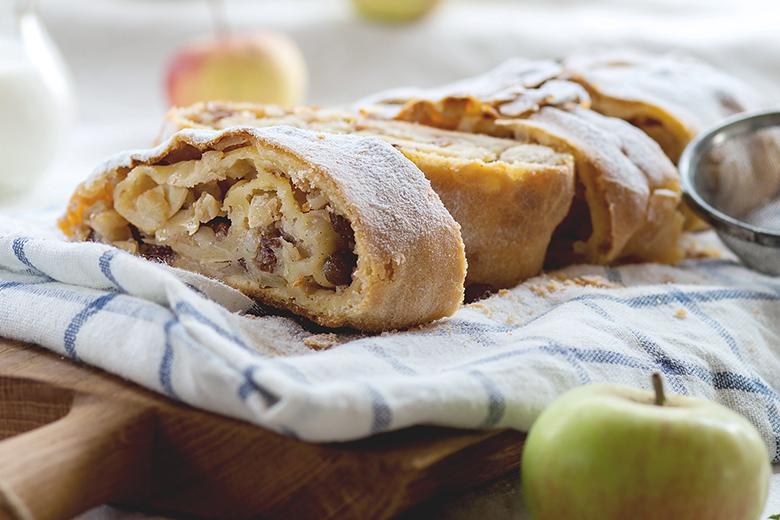 Moststrudel mit Äpfeln