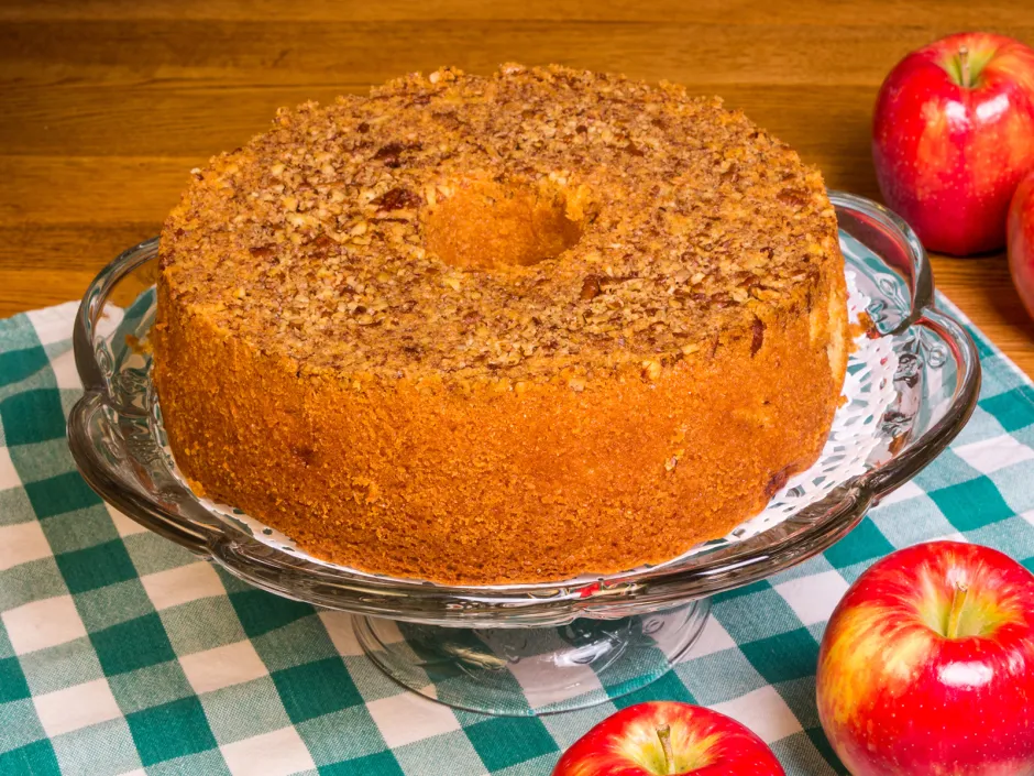 Apfelkuchen mit S&uuml;&szlig;lupinenmehl