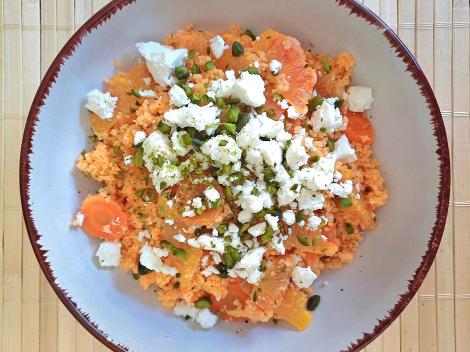 Orangen-Couscous