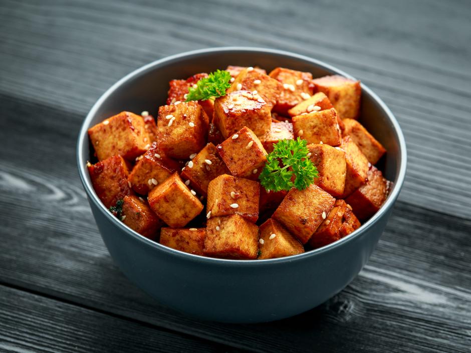Crispy Tofu aus dem Airfryer
