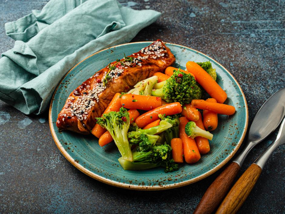 Teriyaki Lachs aus dem Airfryer