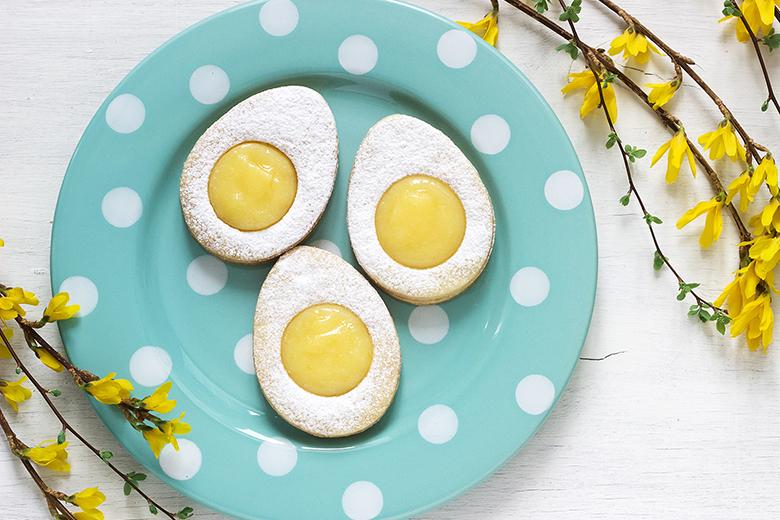 Lemoncurd Osterei Kekse