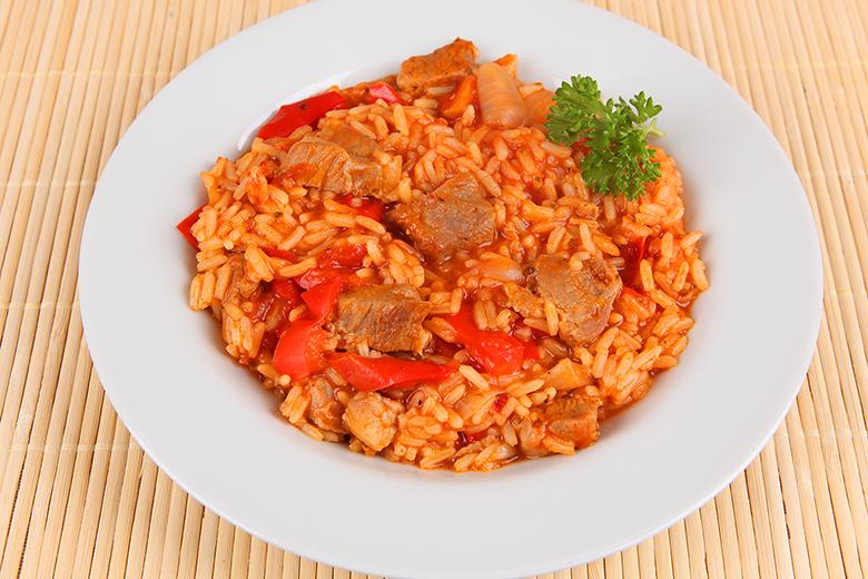 Pikantes Reisfleisch