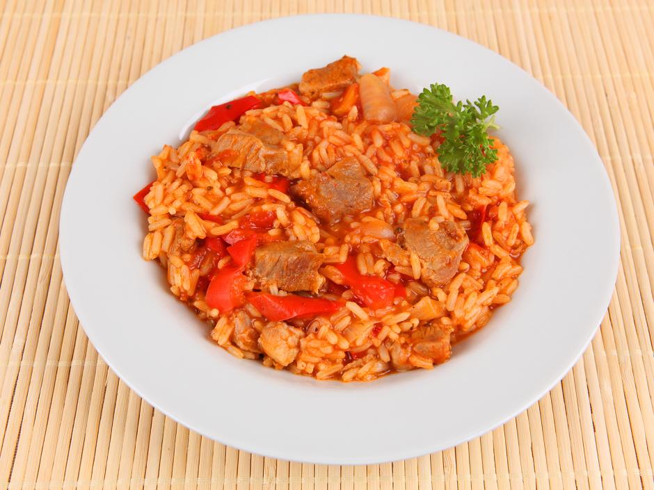 Pikantes Reisfleisch