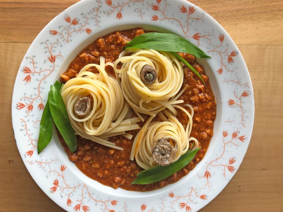 Ragout mit Pasta