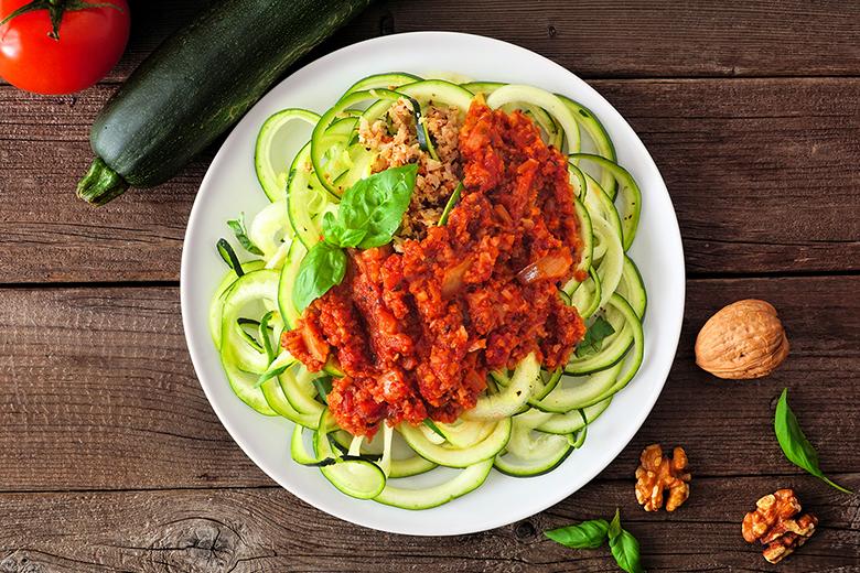 Rohkost Zoodles Napoli