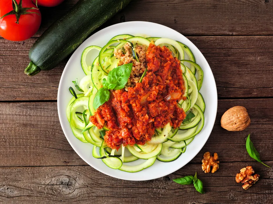 Rohkost Zoodles Napoli