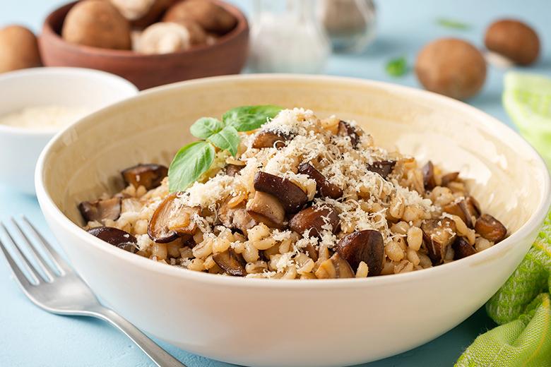 Orzotto mit Pilzen