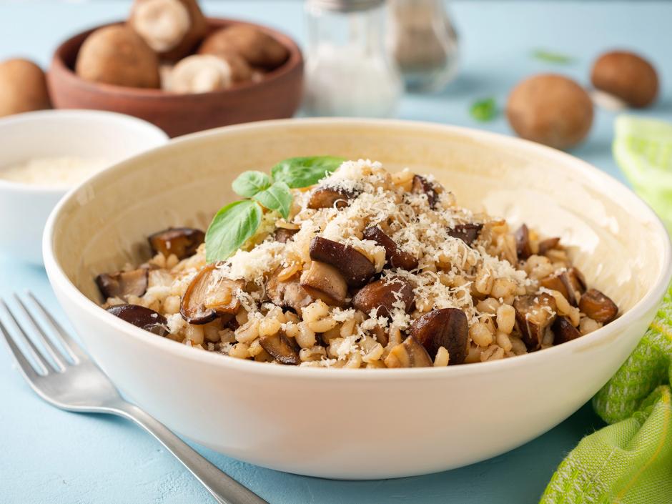 Orzotto mit Pilzen