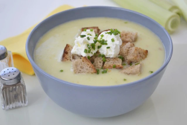 Lauchcremesuppe