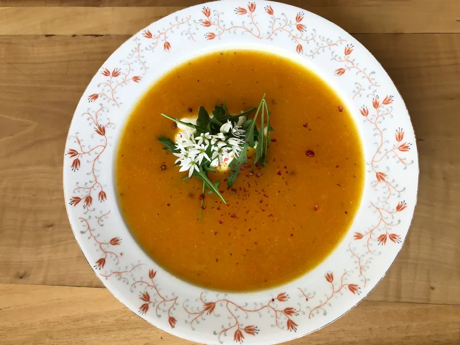 Orangensuppe