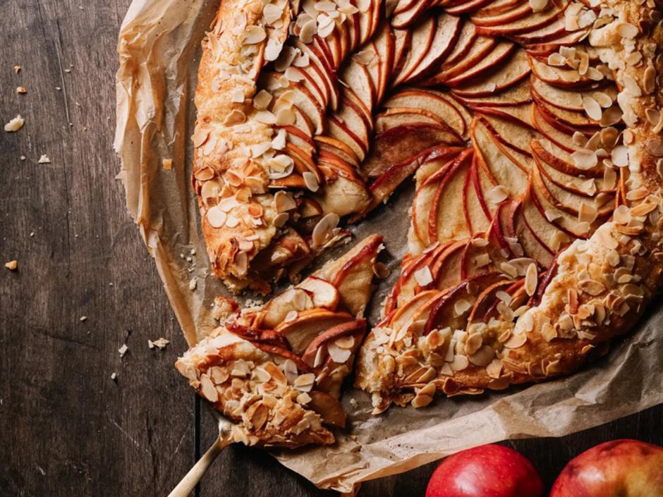 Apfel-Balsamico Galette