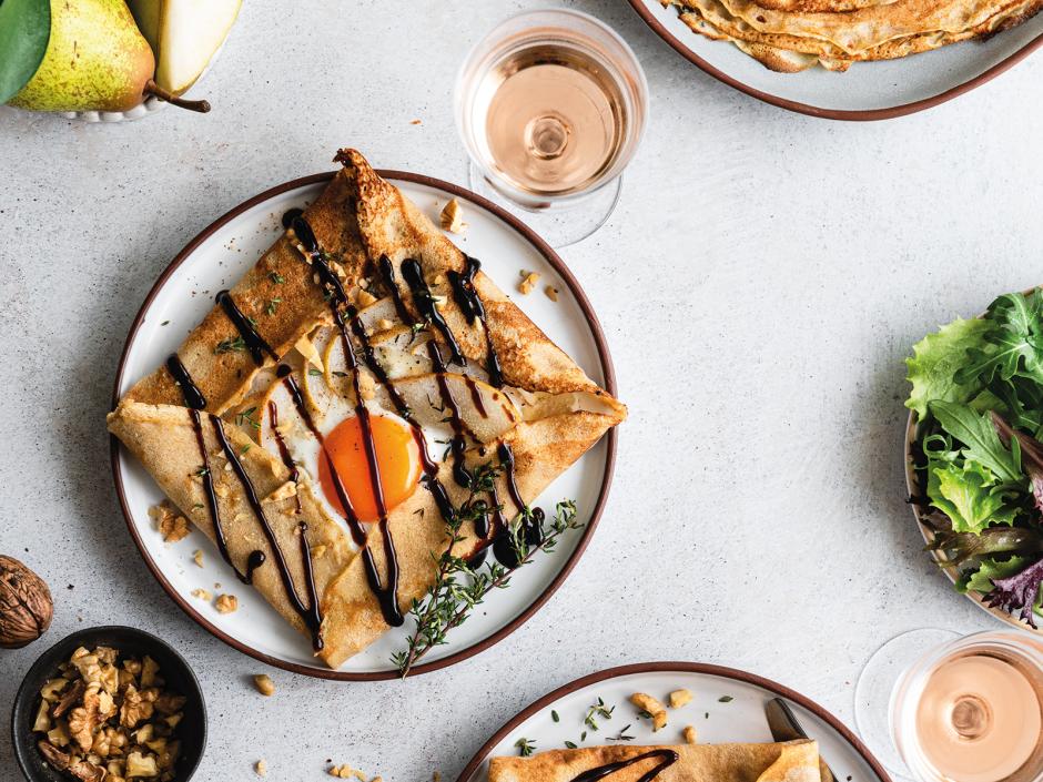 Birnen-Gorgonzola Galette Bretonne